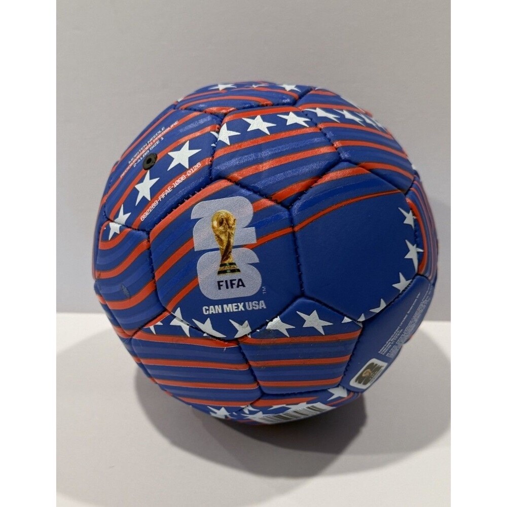 FIFA 2026 World Cup CAN MEX USA Mini Soccer Ball USA Stars Official Licensed NEW
